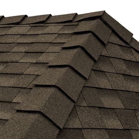 GAF Ridglass Barkwood Hip and Ridge Roof Shingles (31-lin ft per Bundle ...