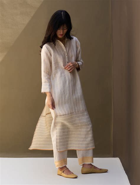 Women's Linen Co-ord Sets | Silk & Hand Embroidered Co-ord Sets – Manan