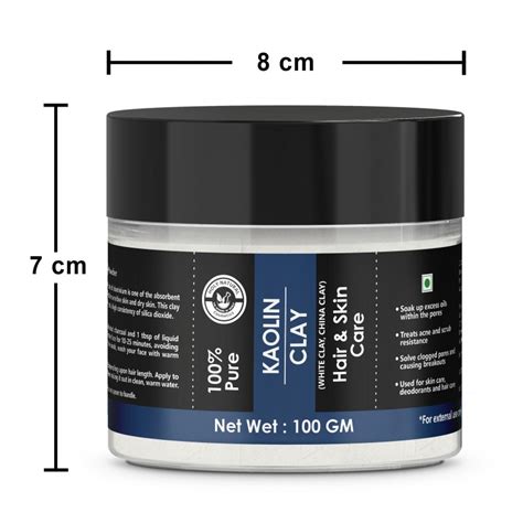 Natural Kaolin/Clay Powder For Acne, Blackheads And For Glowing Skin ...