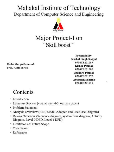 Image result for Major Study Project Introduction
