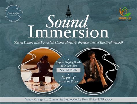 Sound Healing Session - Crystal Bowls & Didgeridoo, Orange Arc ...