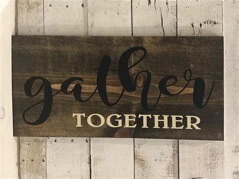 Image result for Gather Together Sign