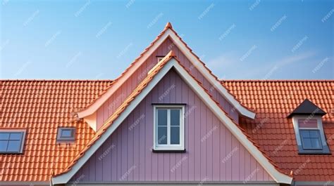 Premium AI Image | Dutch gable roofs combination of gable and hip roof ...