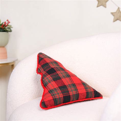 Christmas Tree Decorative Cushion 16x14 Inch Online - Premium Cushion ...