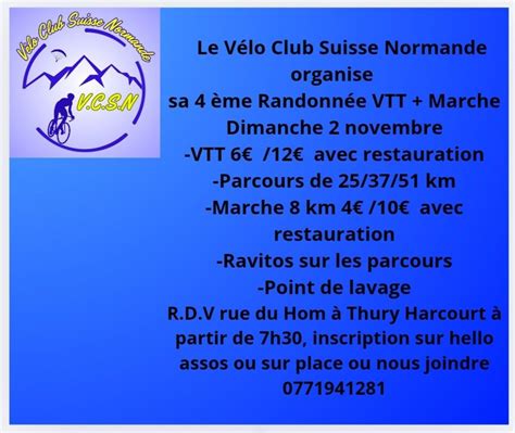 Rando VTT , Marche, Gare de Thury-Harcourt, Caen, 2 November 2025 ...