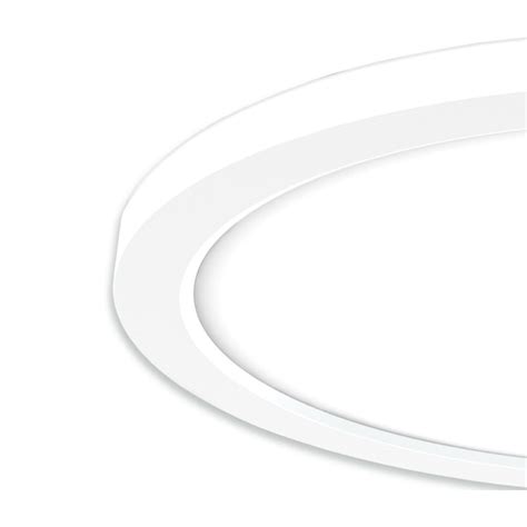 Good Earth Lighting Plano 5 CCT 1-Light 17-in Matte White LED Flush ...