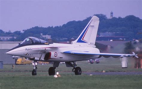 Prototype French Rafale A01 Fighter Aircraft At The 1988 British ...