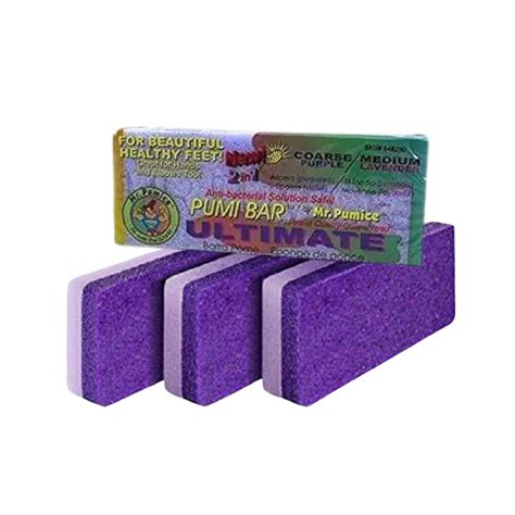 Mr. Pumice Ultimate Pumi Bar (4 Pack): 2-in-1 Callus Remover, Pedicure ...
