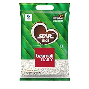 Star Rice Basmati Daily 5 KG (Long Grain) : Amazon.in: Grocery ...