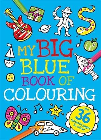 My Big Blue Book of Colouring : Igloo Books: Amazon.in: Books