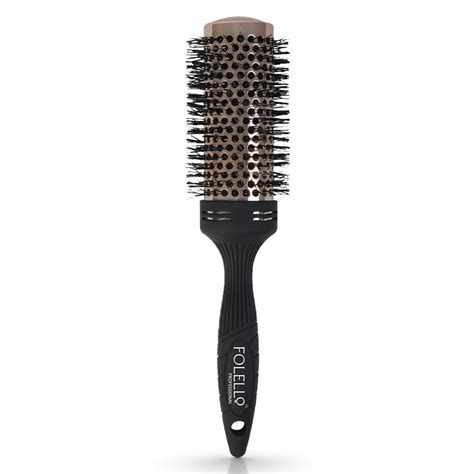 Buy FOLELLO Professional Ceramic Round Hair Brush for Bow Drying ...