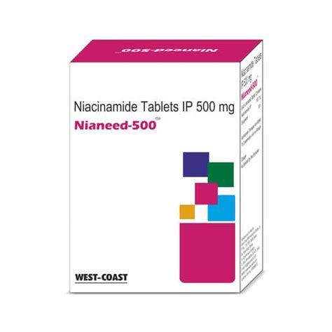 Buy WEST COAST NIANEED 500 NIACINAMIDE FOR BLOOD CIRCULATION & SKIN ...
