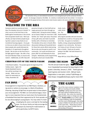 Fillable Online salvationarmynorth View our most recent newsletter ...