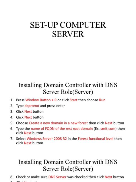 Set-Up Computer Server | PDF | Group Policy | Remote Desktop Services