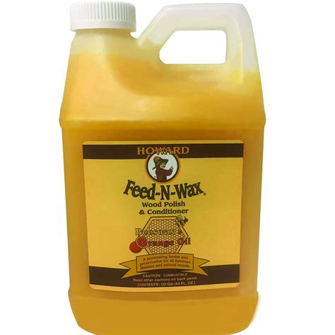 Howard Feed-N-Wax Wood Polish & Conditioner Select Size