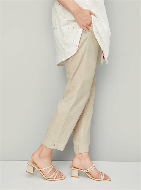 Buy Women Solid Straight Pants Online at just Rs. 599.0 - 1000013561853 ...