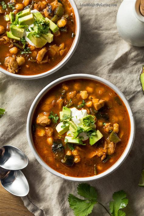 Low Calorie Mexican Pozole Soup - Lose Weight By Eating