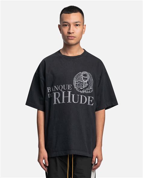 Banque De Rhude T-Shirt in Vintage Black – SVRN