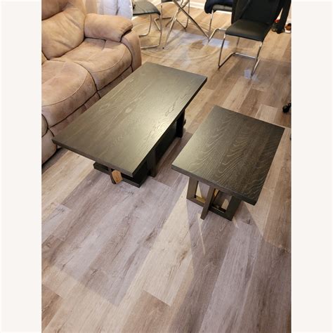 Raymour & Flanigan Coffee and End Table Set - AptDeco