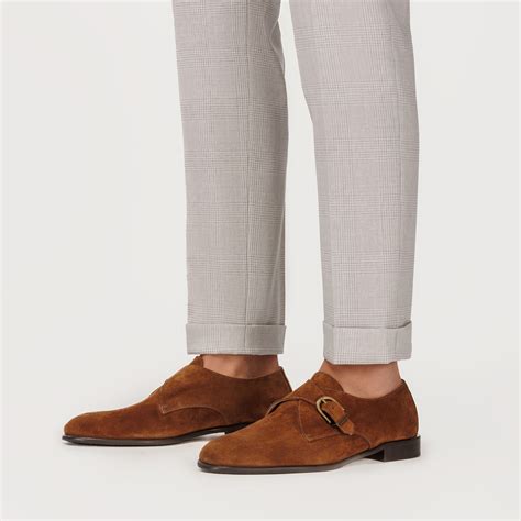 Light Brown Monk Strap Shoes – Elio Evan | Timeless Elegance