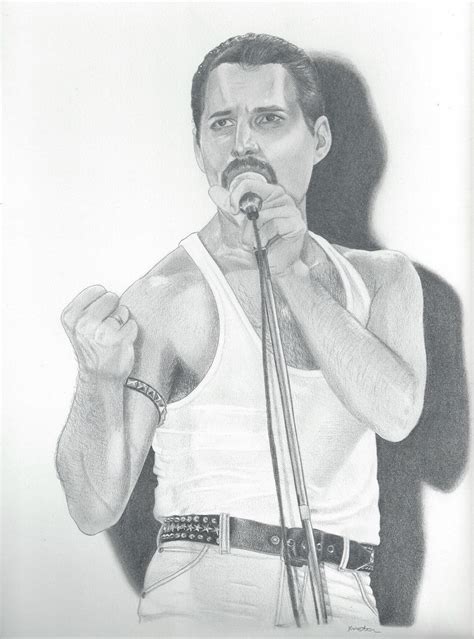 Freddie Mercury - Original Drawing - Etsy