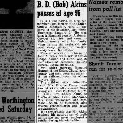 Obituary for Bob Akins - Newspapers.com™
