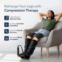 AGARO 33511 MAGMA Air Compression Leg Massager, for Pain Relief & blood ...
