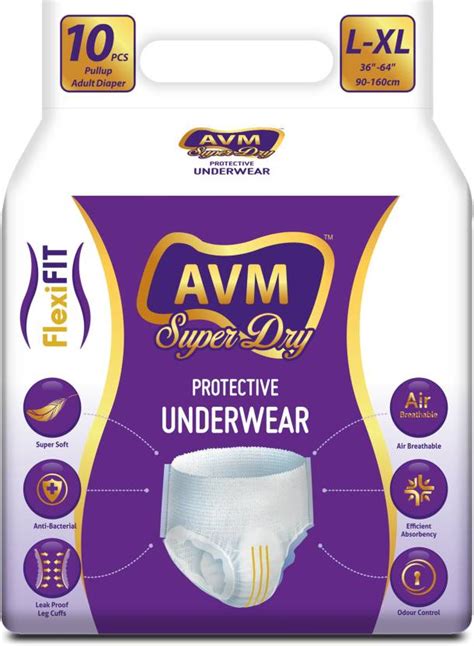 AVM Super Dry Pull Ups Medium Size Pant Style Adult Diapers - M - Buy ...