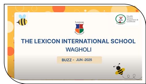 Latest Buzz | Academic News | Lexicon International School