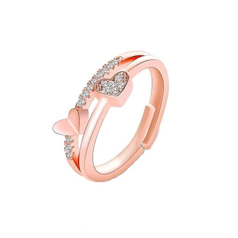 Jewels Galaxy Best Valentine Gifts Jewellery for Women Rose Gold Plated ...