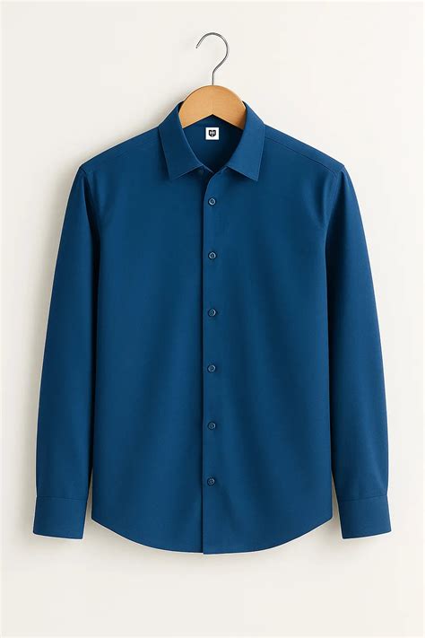 Gentlehaus's Signature Blue Camp Collar Design with Crisp Stitching an
