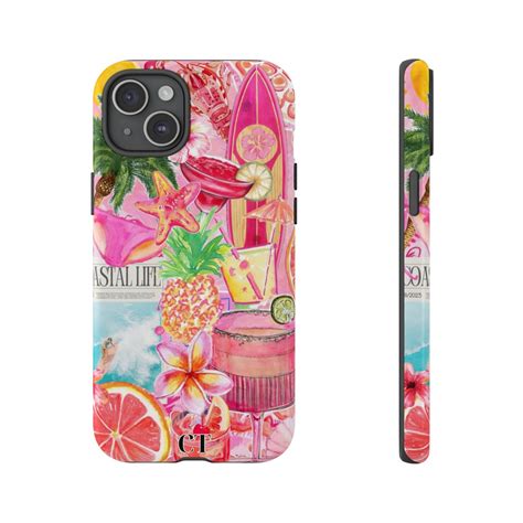 Coconut Girl Collage Phone Case, Beachy Girl Island Girl Aesthetic ...