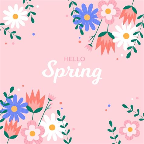 Image result for Hello Spring Colorful