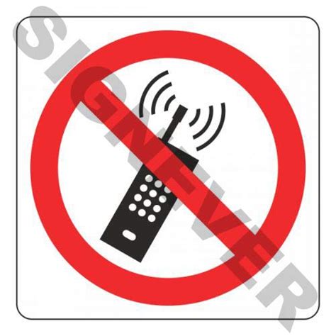 SIGN EVER Mobile Not Allowed No Entry Sign Boards For Hospital Office ...