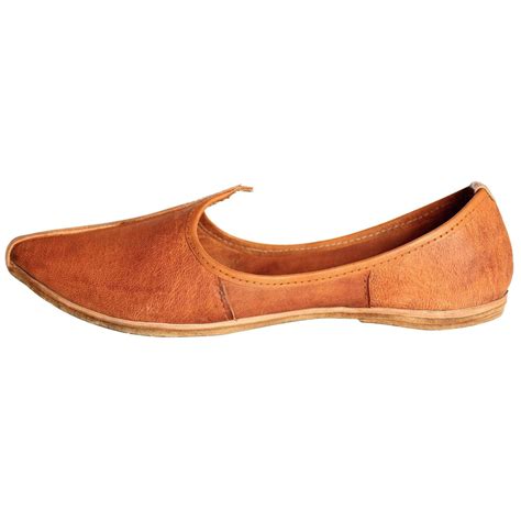 Buy TerraCotta Brown Leather Men's Jodhpuri Mojaris | Shop Online ...