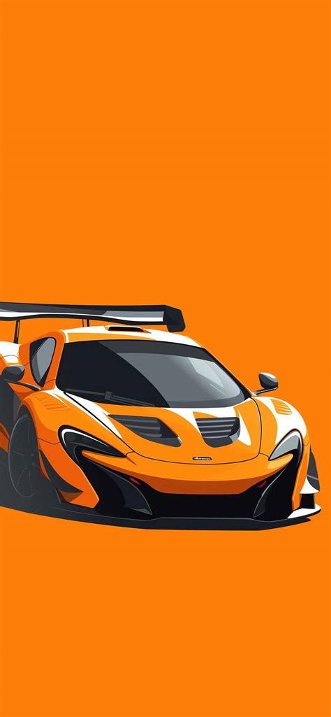 Sporty Orange McLaren Racecar Wallpapers - Stunning Wallpapers