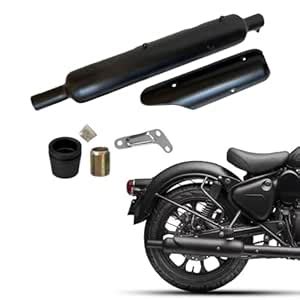 Original Stock Silencer With Jaali For Royal Enfield Reborn Classic ...