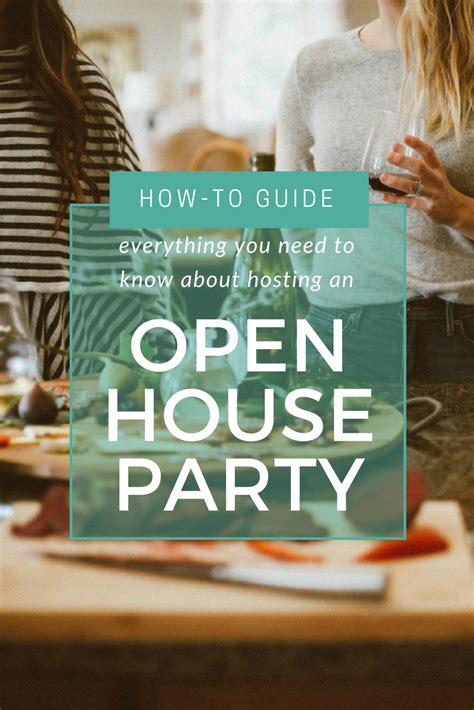 open house style party