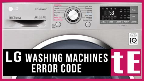 LG Washer Te Code 的图像结果