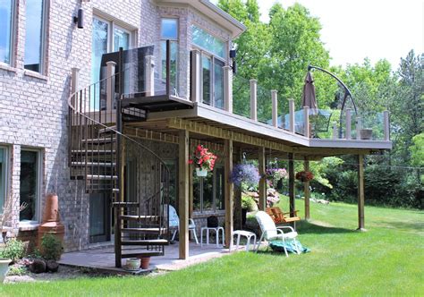 Outdoor Spiral Staircase