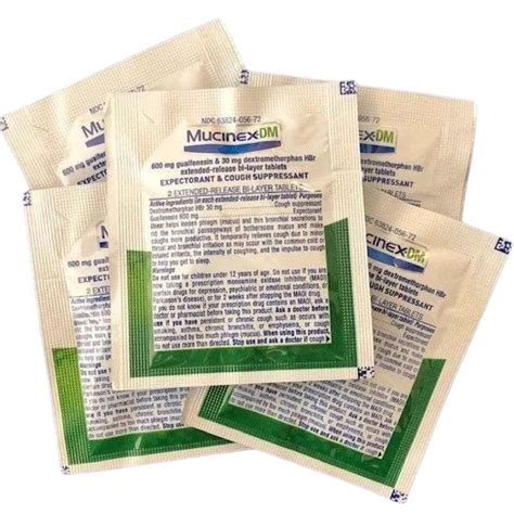 Mucinex DM Tablets Single Dose - Pack of 10 - Impressions In Flight