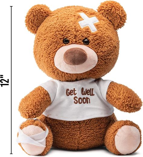 Prextex 12-Inch Get Well Soon Plush Bear - Soft India | Ubuy