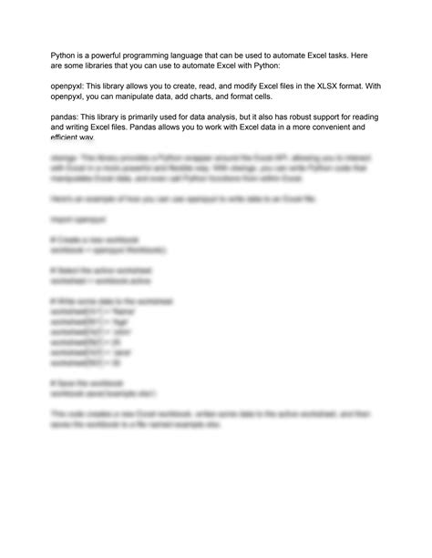 Image result for Python Automation Excel