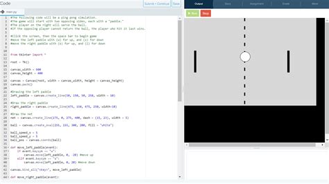 Image result for Ping Pong Game Python Code