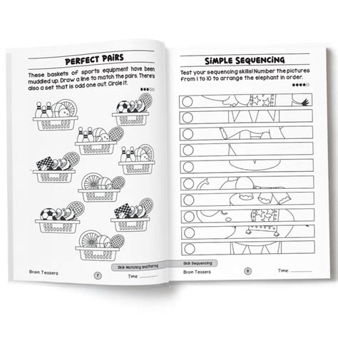 Brain Teasers for Kids (Ages 6+) - Ultimate Brain Games: 120+ Stimulat