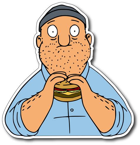 Bob's Burgers, Teddy Vinyl Sticker – Five Monkey Print Shop