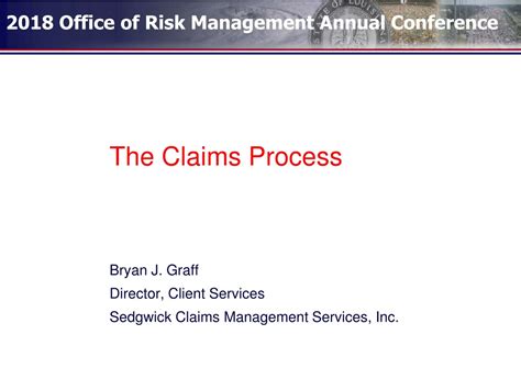 PPT - Efficient Claims Reporting Process with Sedgwick Claims ...