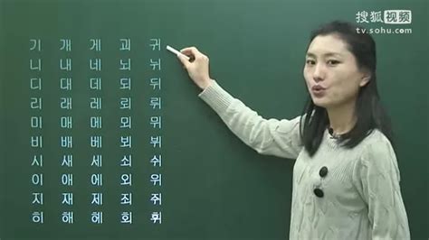 韩语入门学习 韩语零基础教学视频教程 第2课 韩语基础入门