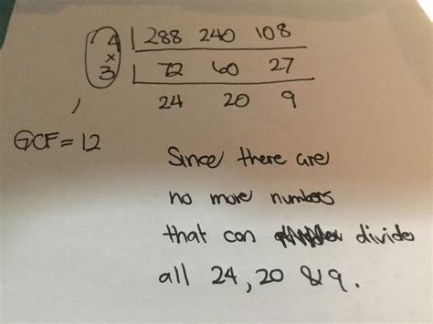288,240,108 hcf using division method - Brainly.in