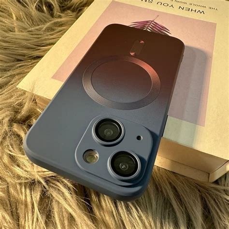 LuxuryKase Gradient Pattern Soft Silicone with Camera Lens Protector ...